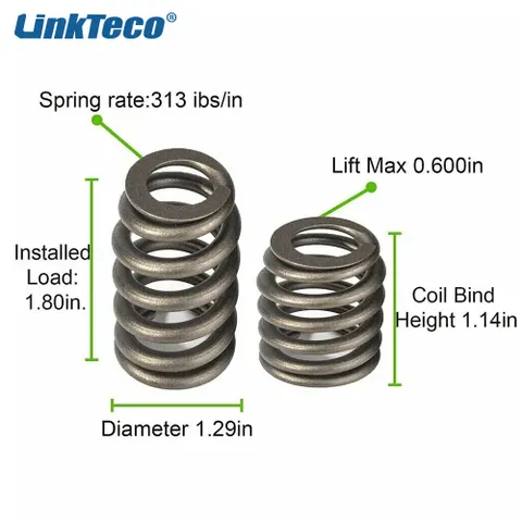 LS Engine PR-614S Pushrods With PAC-1218 HP Valve Spring