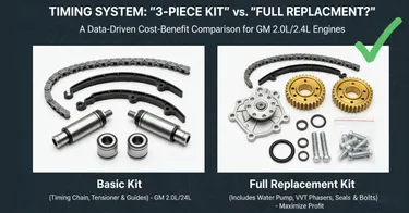 Timing System: "3-Piece Kit" or "Full Replacement" A Technical Comparison for GM 20L/2.4L Engines