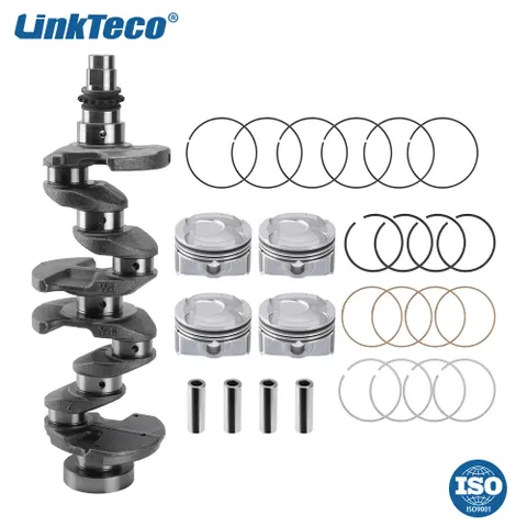 Engine Crankshaft with Piston Set For 2012-2019 Hyundai Kia G4FD 1.6L