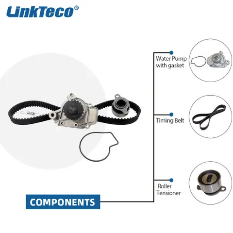 Water Pump Timing Belt Kit For 88-95 Honda 1.5L D15B2 D15B7