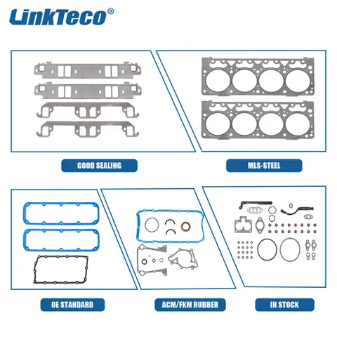 HS26179PT-2 Full Gasket Set Fit 98-03 Dodge Durango RAM Dakota Jeep Grand Cherokee 5.2L ELF Y01