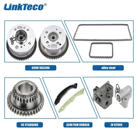 Timing Chain Kit with VVT Gear Sprocket for jeep 2.4L 07-18