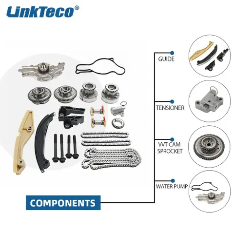 Timing Chain Kit Water Pump For 13-17 Ford Lincoln 3.5L 3.7L