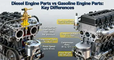 Diesel Engine Parts vs Gasoline Engine Parts