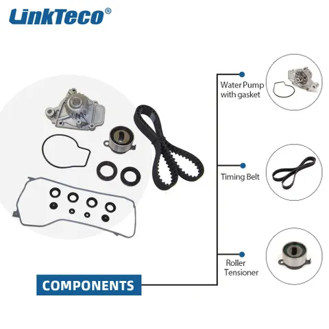 TCKWP145 Water Pump Kit Fit 88-91 Honda Civic 1.6L D16A6