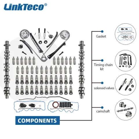 Cam Rocker Arms Timing Chain gasket Kit for Ford 5.4L 3V