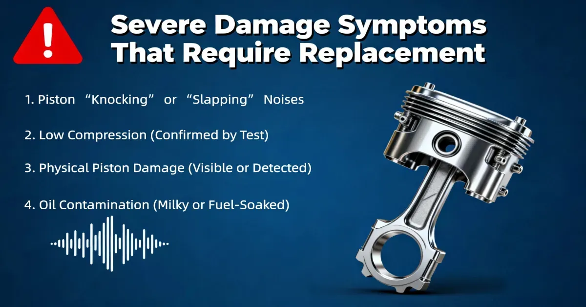 Severe Damage Symptoms That Require Replacement