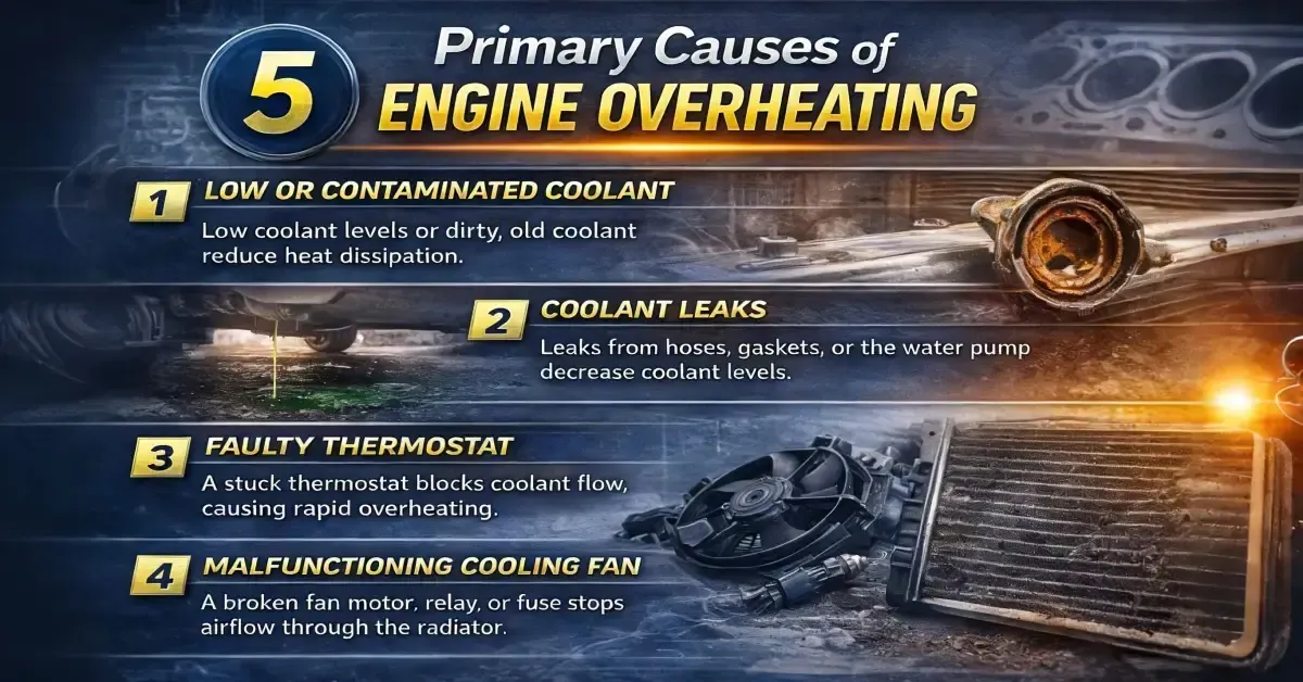 Primary Causes of Overheating