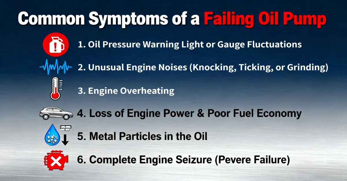 Common Symptoms of a Failing Oil Pump