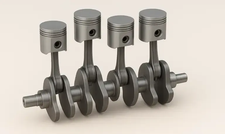 How the Crankshaft Converts Motion into Rotation