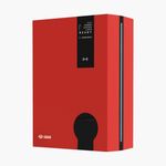 Red Wall-Mounted Solar EV Charger by Ultimati Energie