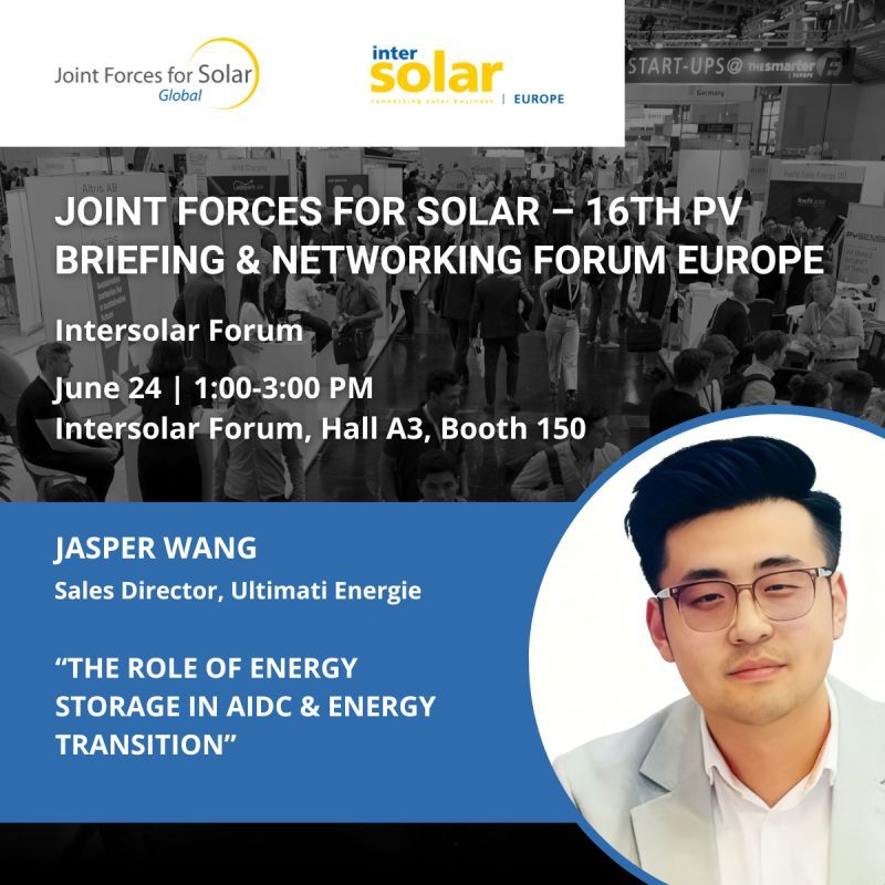 At Intersolar Europe 2026, Ultimati Energie will discuss how energy storage is evolving from backup infrastructure into a core enabler of Europe’s AI energy architecture.