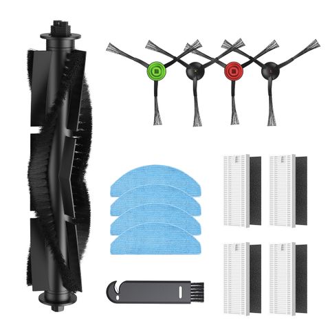 Zubehörset für SL60/SL60 PLUS: 1 Walzenbürste + 1 Klingenbürste + 2 Paar Seitenbürsten (LR-Seitenbürsten) + 4 HEPA-Filter + 4 Wischmopps