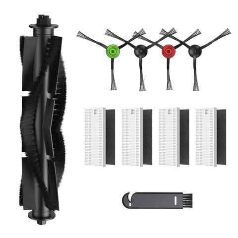 Zubehörset für B10/SL60/SL60 PLUS/SL60 PRO: 1 Walzenbürste + 2 Paar Seitenbürsten (LR-Seitenbürsten) + 1 Klingenbürste + 4 HEPA-Filter