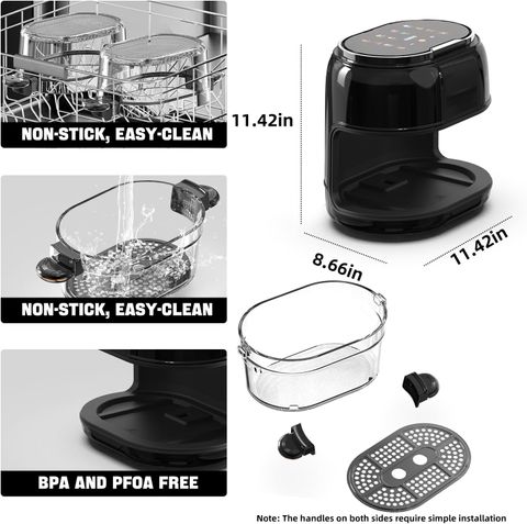 6.5QT Visible Glass Air Fryer