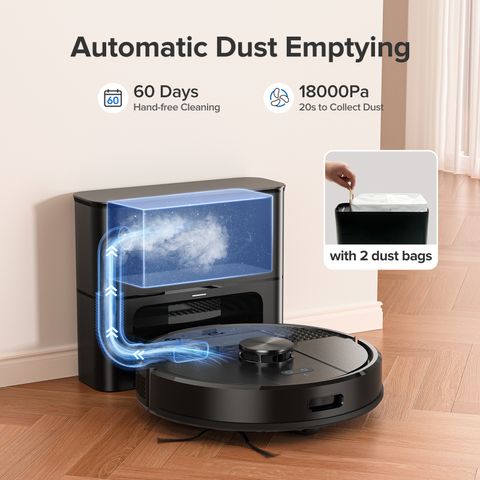 D30 Le bac à poussière de l'aspirateur robot