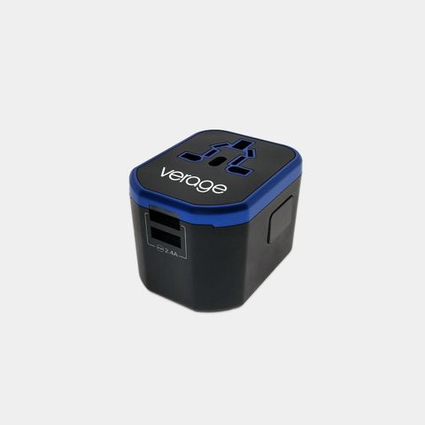 Universal Worldwide Adapter With High Output USB Ports