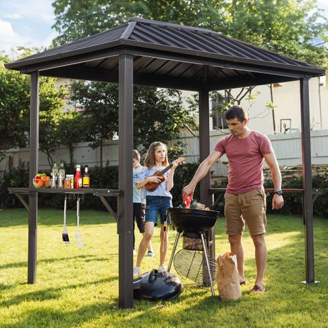 Grill Hardtop Gazebo 5 x 8 FT