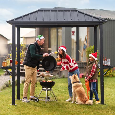 Grill Hardtop Gazebo 5 x 8 FT
