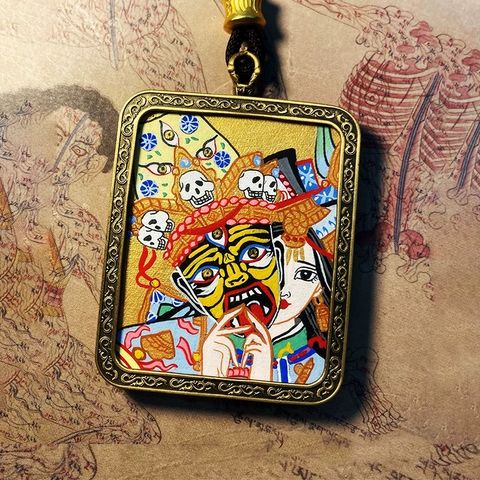 Tangka pendant  from past and  present life