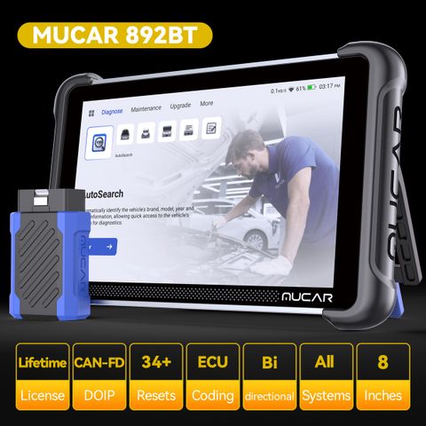MUCAR 892BT Automotive Scanner with Remote Diagnostics | Dollarfix