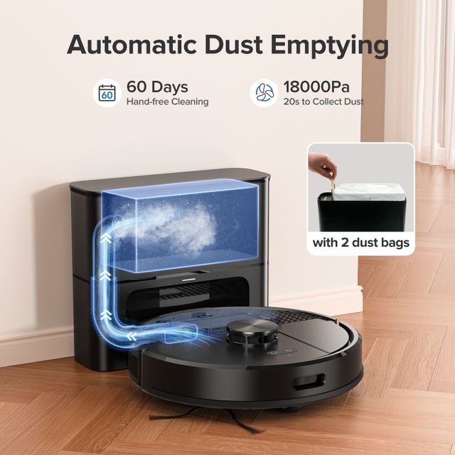 D3 Staubbehälter für Lubluelu SL60 Pro, L20 Max, SL68 Plus Saugroboter