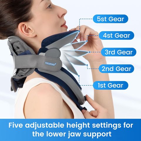 Adjustable Neck Brace - Air Pads