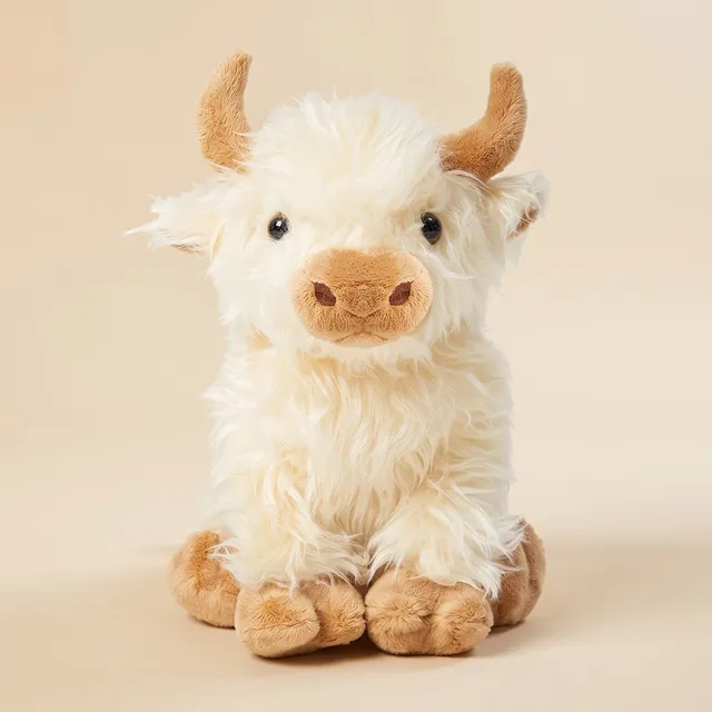 Vache d'Écosse en peluche | labebe®