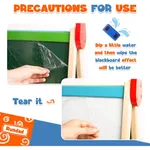 Instructions and precautions for removing protective film on kids easel board