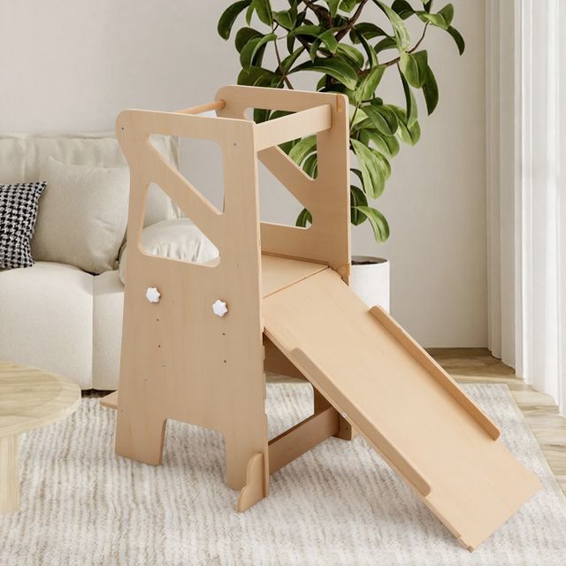 Learning Tower & Montessori Kitchen Tower with Slide
