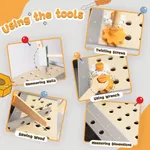 Wooden tool bench walker accessories and pretend play tools for toddlers