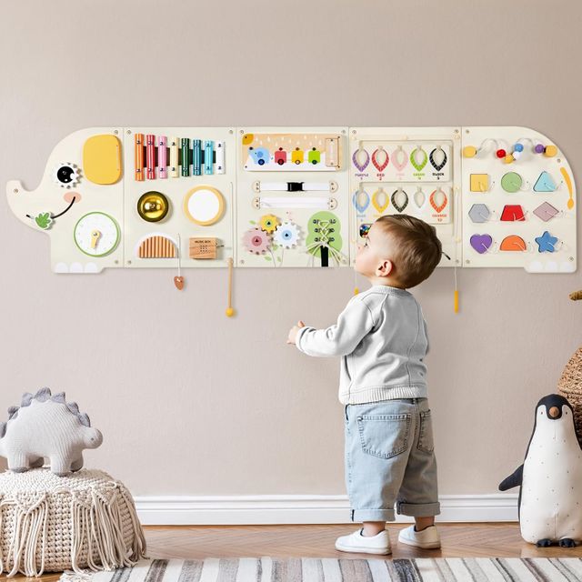 Elephant Activity Wall Busy Board Panel