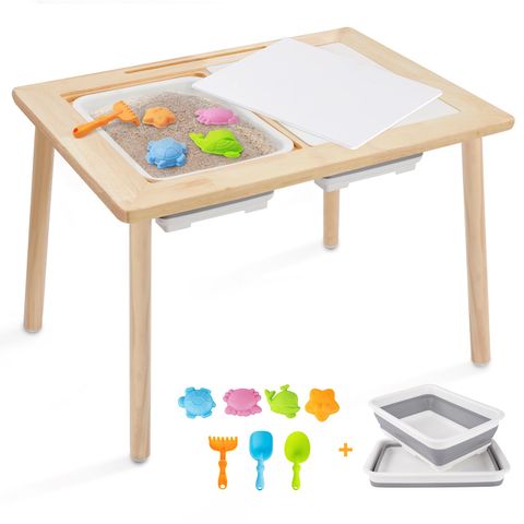 Kids Sensory Play Table with Storage — Indoor & Outdoor Activity Table for Toddlers