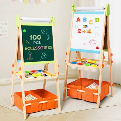 Magnetic Easel with Deluxe Art Supplies – Colorful