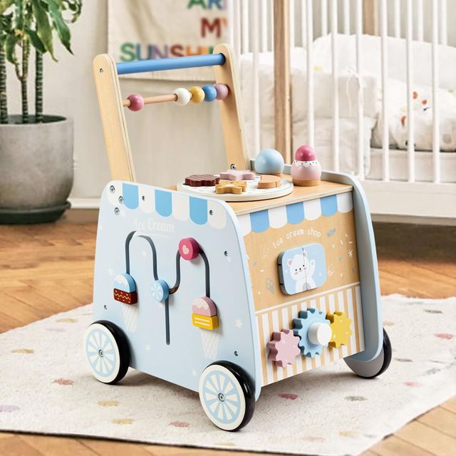 Ice Cream Cube Baby Push Walker