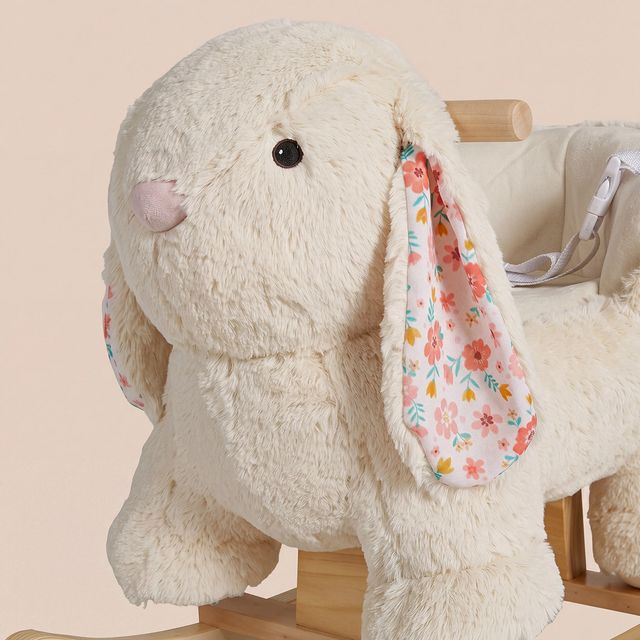 Peluche lapin à bascule