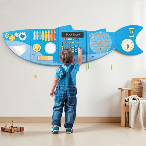 Shark Activity Wall Busy Board Panel