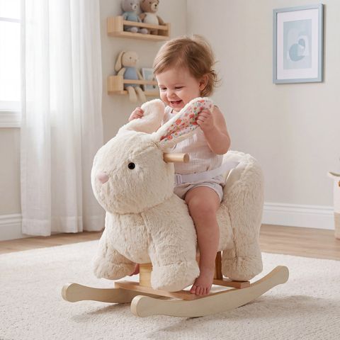 Rabbit Plush Rocker