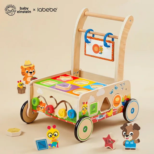 Découvrir et grandir - Promenade en bois pour bébé|Baby Einstein® & labebe®