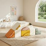 Labebe soft foam climbing block set for toddlers in a bright playroom