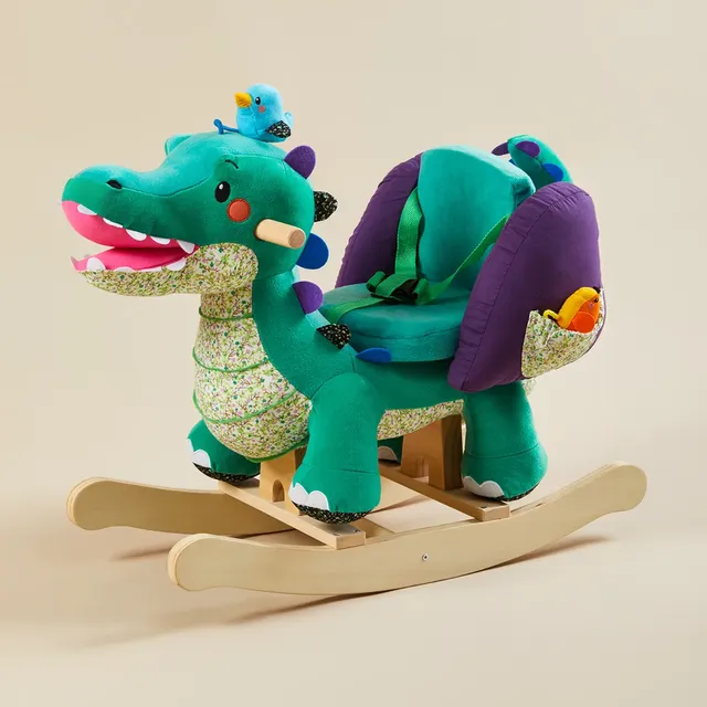 Wild Adventure Set: Crocodile Plush Rocker & Woodland Walker | labebe®