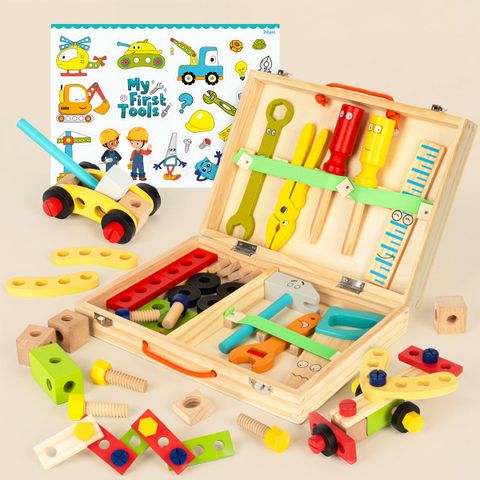 36-Piece Wooden Tool Playset for Kids | labebe®