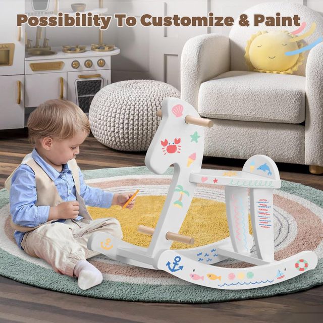 Wooden Rocking Horse