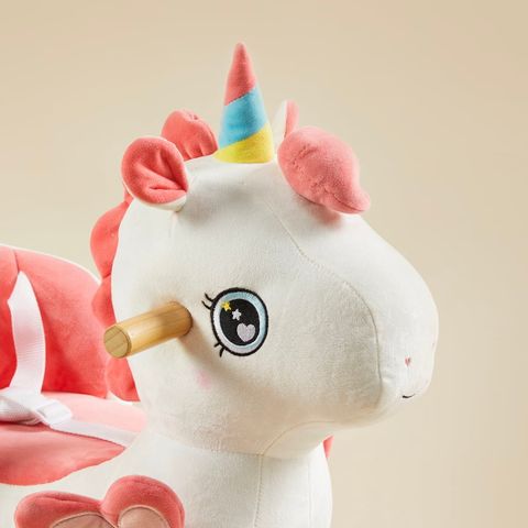 Rainbow Unicorn Plush Rocker