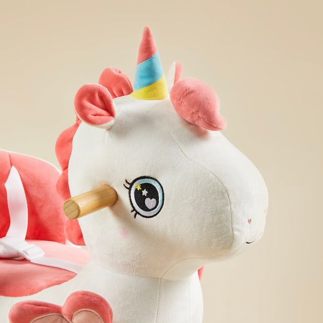Rainbow Unicorn Plush Rocker