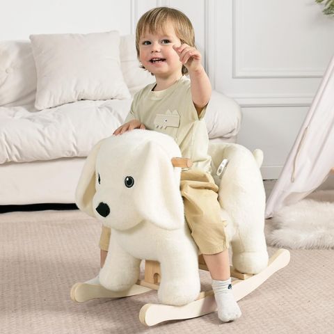 Labrador Rocker — Baby Plush Rocking Horse Ride-On