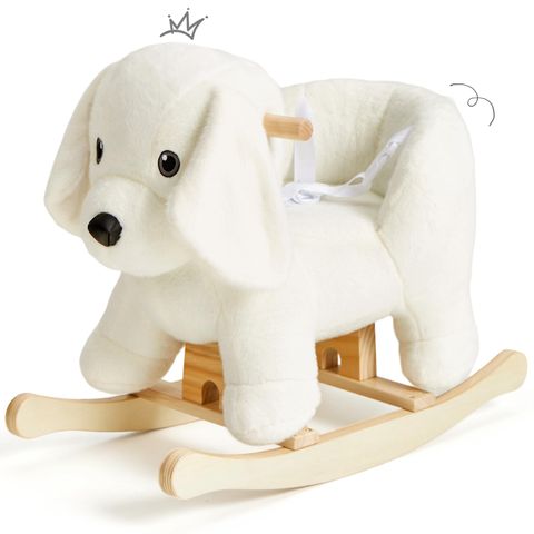 Labrador Rocker — Baby Plush Rocking Horse Ride-On