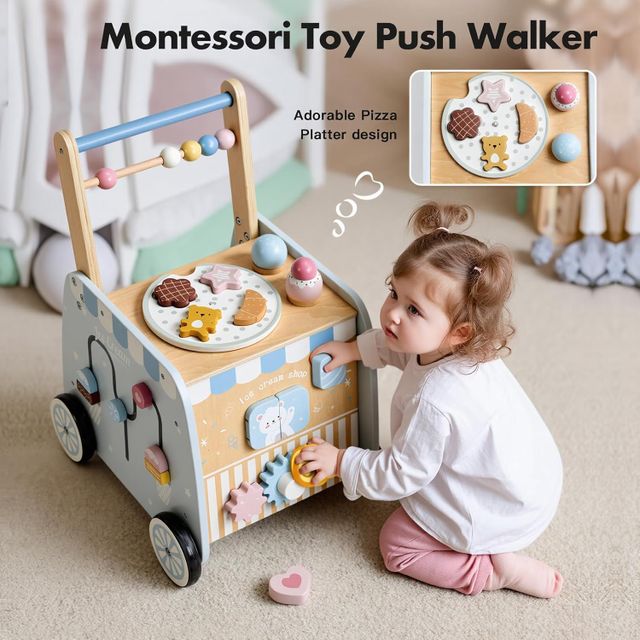 Ice Cream Cube Baby Push Walker