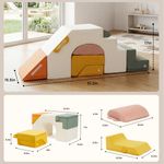 Soft foam climbing block set dimensions and module size guide