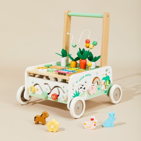Farm-Themed Baby Push Walker